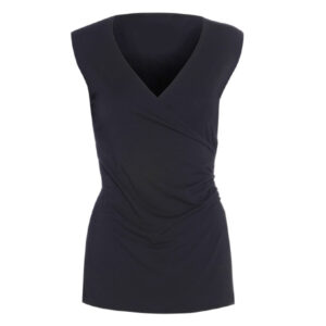 Black wrap top